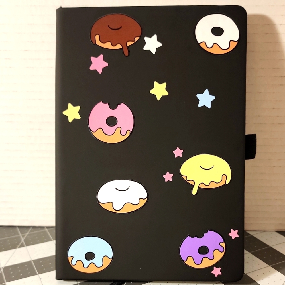 Colorful Donut-Themed Journal and Pen Set